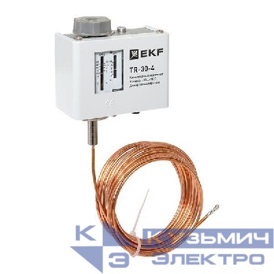 Реле температуры (термостат) капилляр 4м EKF TR-30-4