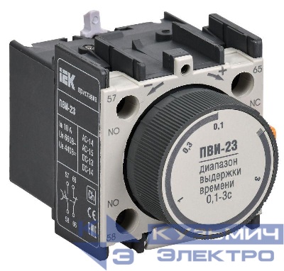 Приставка ПВИ 23 0.1-3сек 1НО+1НЗ KARAT IEK KPV20-11-3