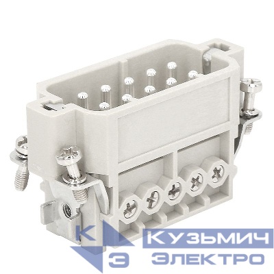 Вилка OptiLink HDC-HA-10-16-M-(0.75-2.5) 250В КЭАЗ 366470