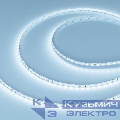 Лента светодиодная RT-A120-5mm 24V Cool 8000К 9.6Вт/м IP20 2835 (уп.5м) Arlight 015650(2)