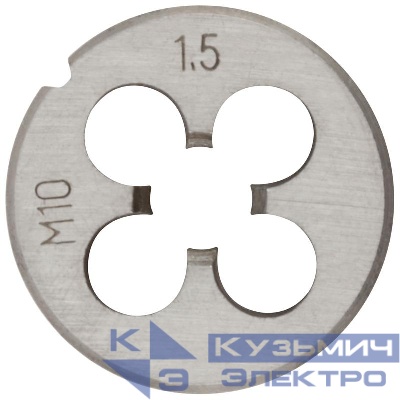 Плашкаметрическая легированная стальм10х1.5мм FIT 70828