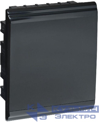 Корпус модульный встраиваемый ЩРВ-П-24 PRIME IP41 пластик. черн. IEK MKP13-V-01-24-41-K02