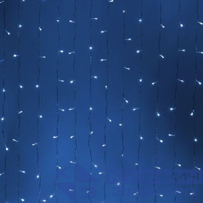 Гирлянда светодиодная "Занавес" 3х2м 240LED холод. бел. 220В Holiday INZL-02W Intro Б0060438