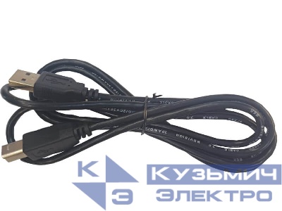 Кабель шт.USB A - шт.USB В тип 2.0 (1,5м) черный NETKO Optima