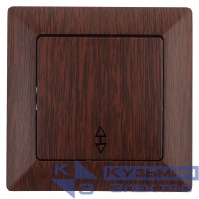 Переключатель 1-кл. СП Solo 4-103-10 10А 250В IP20 венге Intro Б0053583