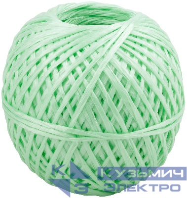Шпагат полипропиленовый 1000 текс 100м зел. КУРС 68173