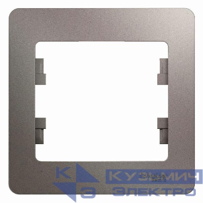 Рамка 1-м Glossa платина SE GSL001201