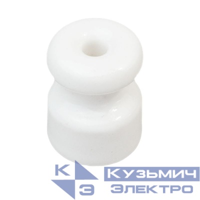 Изолятор ОП керамика бел. (уп.50шт) Bironi R1-551-01-50