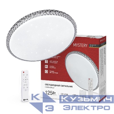 Светильник светодиодный COMFORT MYSTERY 125Вт 3000-6500К 10000лм 230В 500х80мм с пультом ДУ IN HOME 4690612059525