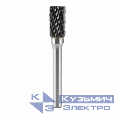 Diamond Industrial Борфреза твердосплавная тип B 10x20 мм, S=6 мм, цилиндрическая с торцевыми зубьями
