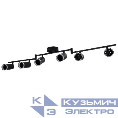 Светильник PCL-0306 6xGU10 IP20 230В BL настен./потолочн. декор. под лампу JazzWay 5066601