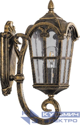 Светильник PL102 60Вт E27 230В садово-парковый черн. зол. FERON 11294