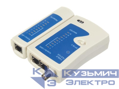 Кабельный тестер RJ45, RJ11, RJ12, BNC (NS 468Bv2) NETKO Optima