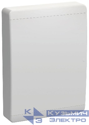 Корпус ЩРН-П-54 TEKFOR IP41 бел. дверь пластик. IEK TF5-KP13-N-54-41-K01-K01