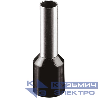 Наконечник-гильза изол. (НШвИ) 6-12 NET-Е6012 черн. (уп.100шт) Navigator 71099