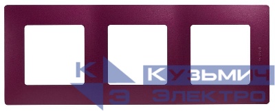 Рамка 3-м Etika сливовый IEK 672563