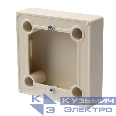 Бокс для накладного монтажа электроустановочных изделий BN-01 беж. Rexant 51-0569-2