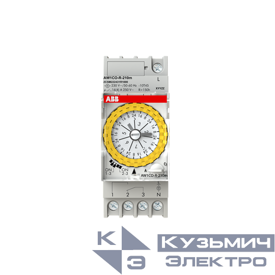 AW1CO-R-210m Реле времени недельное 2CSM222431R1000