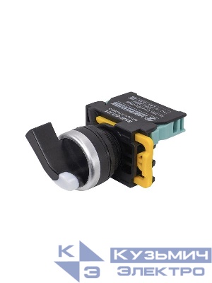 Переключатель ВК22-EDJ33 2НО на 3 положения с фиксацией I-O-II длинная рукоятка d22мм IP65 Электротехник ET521028