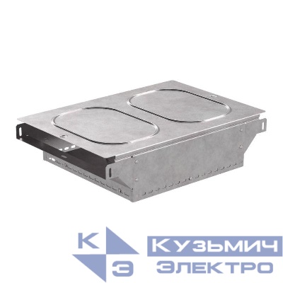 Ответвитель для лотка Т-образ. 400х50 Стандарт с крышкой Промрукав PR16.0968