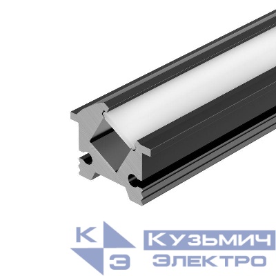 Профиль SL-BEVEL-H12-F13-2000 ANOD BLACK L2000 алюм. Arlight 043749