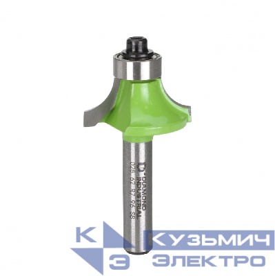 Diamond Industrial Фреза кромочная калевочная с нижним подшипником 28,62 х 12,7 мм R=7,96 S=8 мм Z=2 Diamond Industrial 0