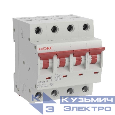 Выключатель автоматический модульный 4п B 16А 6кА MD63N YON MD63N-4PB16