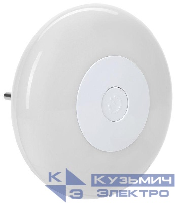 Светильник-ночник 008 круг RGB+бел. 220В IEK LDNN0-008-RD-P-03-S-K01