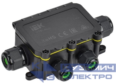 Коробка распределительная герметичная WTP-405 6 вводов IP68 IEK UWB10-X-450-41-06-68