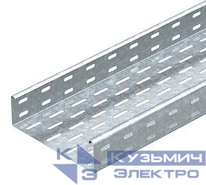 Лоток листовой перфорированный 400х60 L3000 сталь 1мм MKS 640 FT гор. оцинк. OBO 6055664