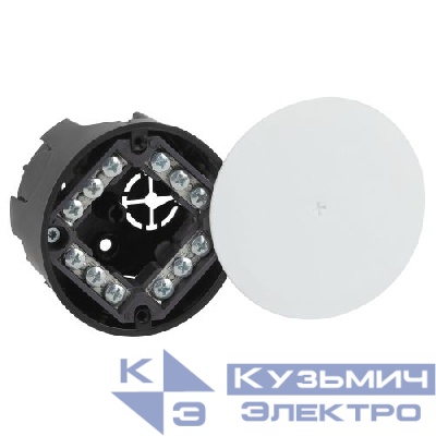 Коробка распаячная для твердых стен клеммник крышка IP42 KRT-k-74-42 Эра Б0057231