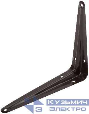 Уголок-кронштейн 125х150мм (0.7мм) корич. FIT 66023