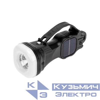 Фонарь кемпинговый с солнечной батареей и крюком Rexant 75-8009