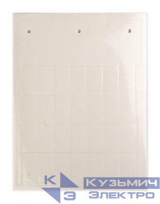 Табличка эластичная клейкое основание винил бел. (уп.280шт) DKC TAF1527AW