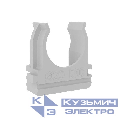 Держатель для труб (клипса) d20мм с защелкой DKC 51020