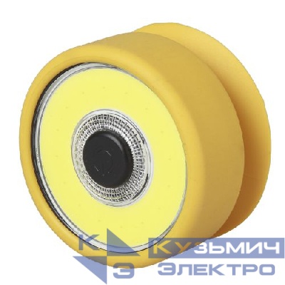 Фонарь RB-703 рабочий серия "Практик" 5Вт COB 3хAAA присоска блист. ЭРА Б0027822