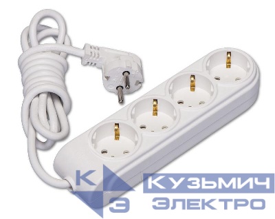 Удлинитель 4х15м с заземл. 16А IP20 ПВС 3х1.5 защ. шторки Makel N4210094