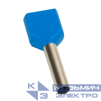 Наконечник штыревой втулочный под два провода НШвИ2 OptiKit T-Shv2-PVC- 2.5-12 (уп.100шт) КЭАЗ 278050