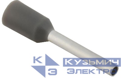 Наконечник НШВИ 0.75-10 сер. (уп.20шт) IEK UGN11-C75-010-020