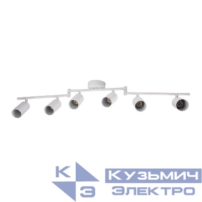 Светильник PCL-0606 6xGU10 IP20 230В WH настен./потолочн. декор. под лампу JazzWay 5066786