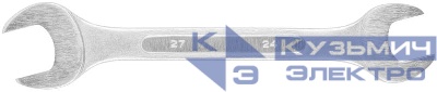 Ключ рожковый усиленный "Модерн" 24х27мм FIT 63501