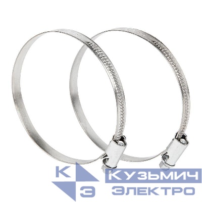 Хомут стальной червячный 70-90 (Россия) Rexant 07-0670