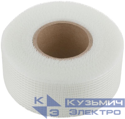 Лента стеклотканевая клейкая 50ммх45м КУРС 11452