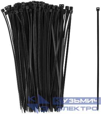 Хомут для проводов 2.5х150мм нейлон. черн. (уп.100шт) FIT 60347
