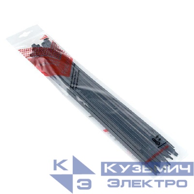 Хомут P6.6 4.8x300 FlexLock стандартный черн. (уп.50шт) PROxima EKF plc-fl-ctsb-4.8x300-r