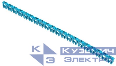 Маркер открытого типа KE 4-6кв.мм символ "6" (уп.500шт) IEK UMK-KE3-6