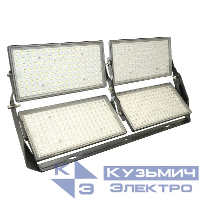 Прожектор светодиодный LL-934 1000Вт 6400К IP65 AC 175-265В/50Гц 2835SMD 4х60град. черн. FERON 48975