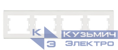 Рамка 4-м Manolya горизонт. бел. Makel 41001704