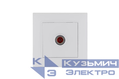 Розетка TV проходная Karea RIZZ бел. Makel 88001007