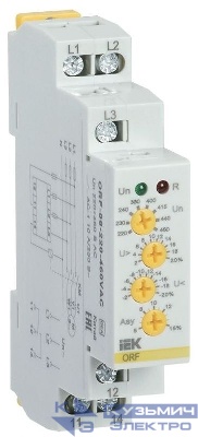Реле фаз ORF 06 3ф 220-460В AC IEK ORF-06-220-460VAC